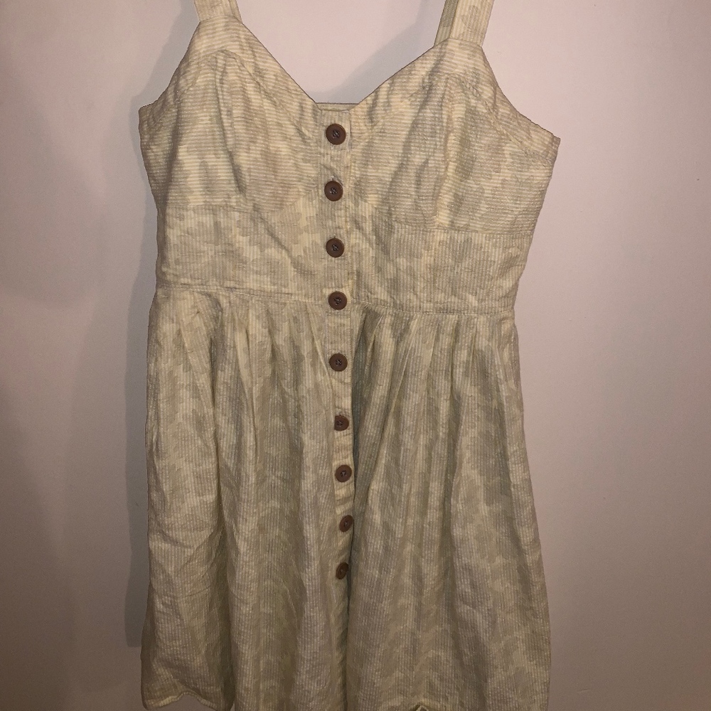 50's style Floral Button-up Dress